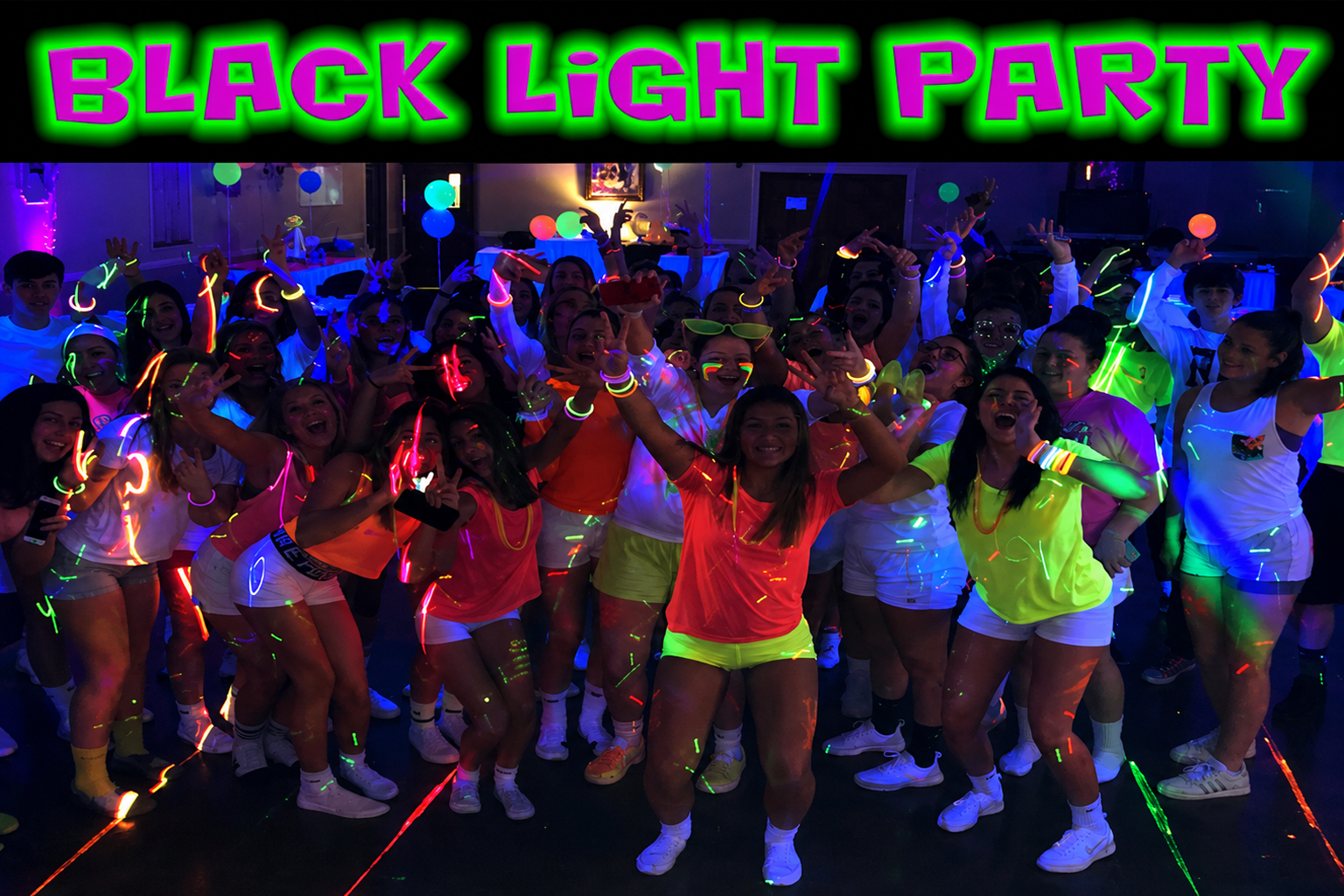 Uforia Entertainment Black Light Party Package